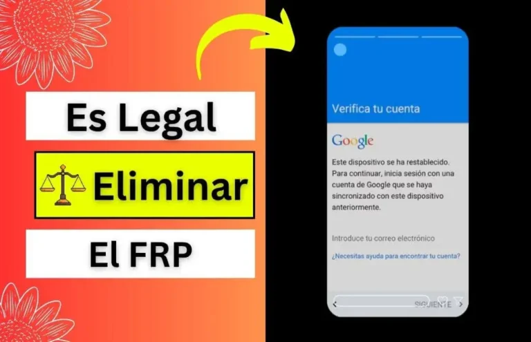 Es legal eliminar el FRP